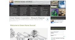 Desktop Screenshot of green-home-source.com